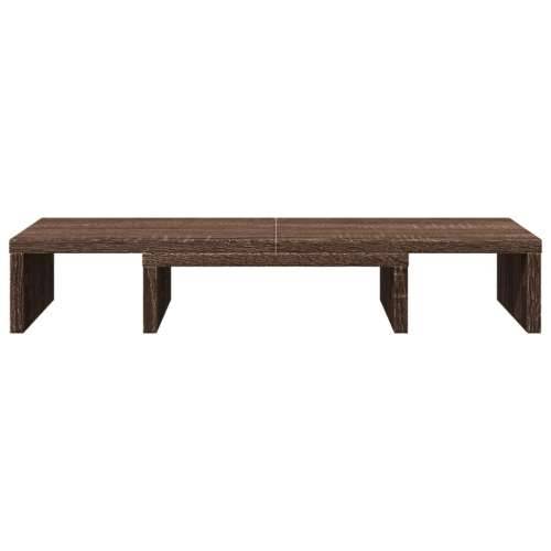 Stalak za monitor podesivi boja hrasta 60 x 24 x 10,5 cm drveni - Smeđi hrast 60 x 24 x 10.5 cm Cijena