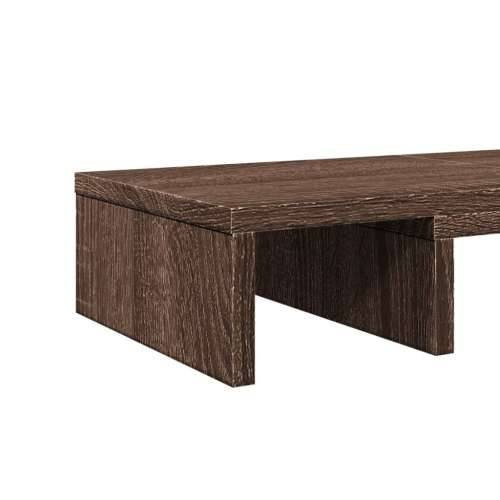 Stalak za monitor podesivi boja hrasta 60 x 24 x 10,5 cm drveni - Smeđi hrast 60 x 24 x 10.5 cm Cijena
