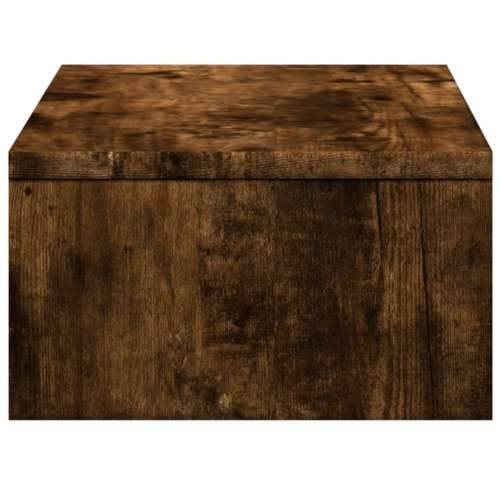 Stalak za monitor s ladicama boja hrasta 50 x 27 x 15 cm drveni - Dimljeni hrast 50 x 27 x 15 cm Cijena