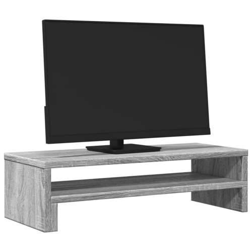Stalak za monitor siva boja hrasta 54x22x15cm konstruirano drvo - Sivi hrast sonoma Cijena