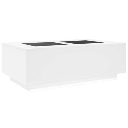 Stolić za kavu s beskonačnim LED svjetlima bijeli 116x69x40 cm - Bijela 116 x 69 x 40 cm 1 Cijena