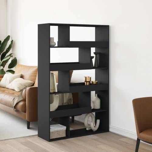 Regal za knjige crni 100x33x156,5 cm od konstruiranog drva - Crna 1 156.5 cm Cijena
