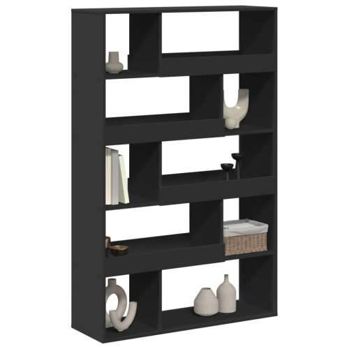 Regal za knjige crni 100x33x156,5 cm od konstruiranog drva - Crna 1 156.5 cm Cijena