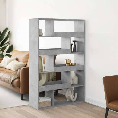 Regal za knjige boja betona 100x33x156,5 cm konstruirano drvo - Beton siva 1 156.5 cm Cijena