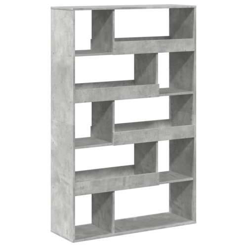 Regal za knjige boja betona 100x33x156,5 cm konstruirano drvo - Beton siva 1 156.5 cm Cijena