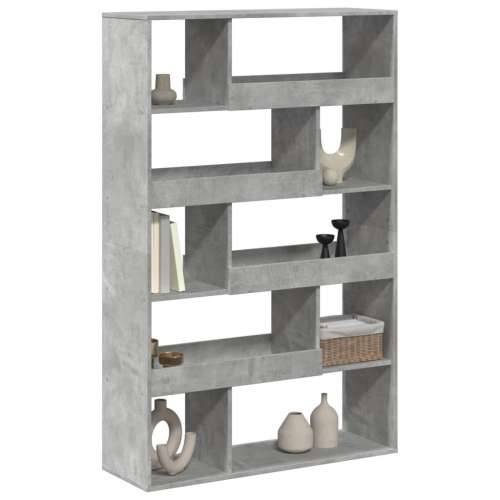 Regal za knjige boja betona 100x33x156,5 cm konstruirano drvo - Beton siva 1 156.5 cm Cijena