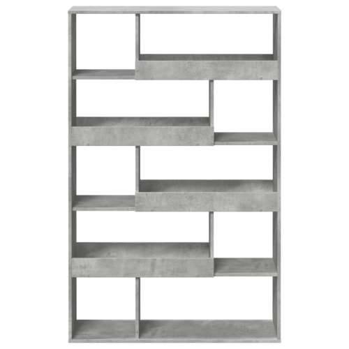 Regal za knjige boja betona 100x33x156,5 cm konstruirano drvo - Beton siva 1 156.5 cm Cijena