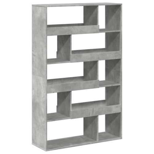Regal za knjige boja betona 100x33x156,5 cm konstruirano drvo - Beton siva 1 156.5 cm Cijena