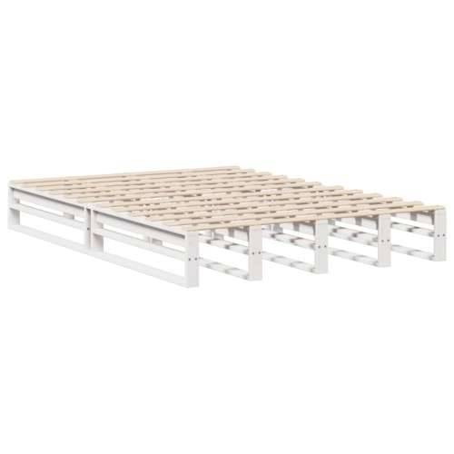 Krevet s regalom za knjige bez madraca bijeli 120x200cm od drva - Bijela 120 x 200 cm Cijena