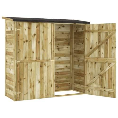 Vrtna kućica za alat od impregnirane borovine 182 x 76 x 175 cm - 182 x 76 x 175 cm Cijena