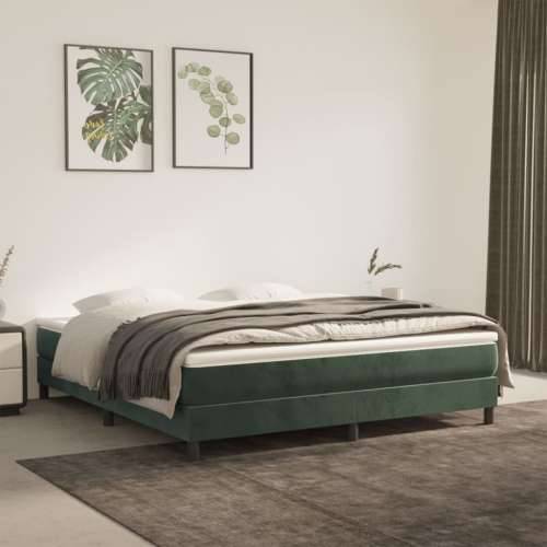 Madrac s džepičastim oprugama tamnozeleni 160x220x20 cm - Tamnozelena 160 x 220 cm 1 Cijena