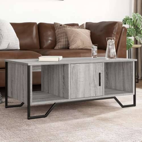 Stolić za kavu siva boja hrasta 100x51x40 cm konstruirano drvo - Sivi hrast sonoma 1 Cijena