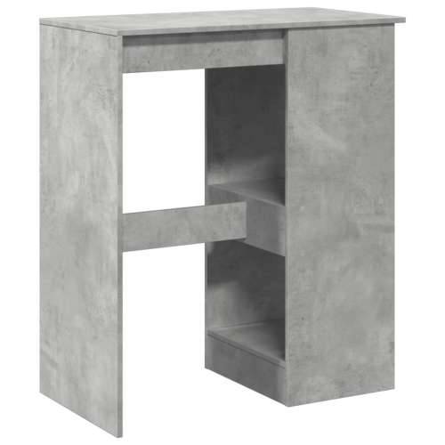 Barski stol s držačima boja betona 90x47,5x103,5 cm drveni - Beton siva 1 Cijena