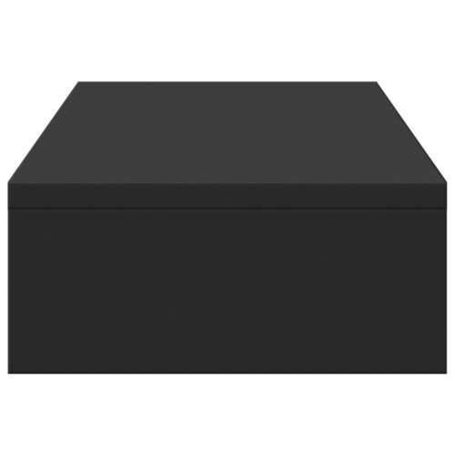 Stalak za monitor podesivi crni 60x24x10,5 cm konstruirano drvo - Crna 60 x 24 x 10.5 cm Cijena