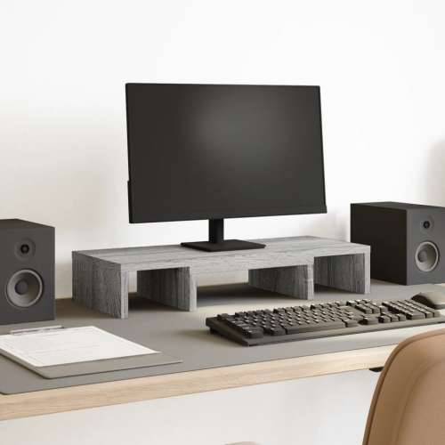 Stalak za monitor podesivi boja hrasta 60 x 24 x 10,5 cm drveni - Sivi hrast sonoma 60 x 24 x 10.5 cm Cijena