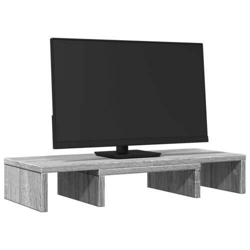 Stalak za monitor podesivi boja hrasta 60 x 24 x 10,5 cm drveni - Sivi hrast sonoma 60 x 24 x 10.5 cm Cijena
