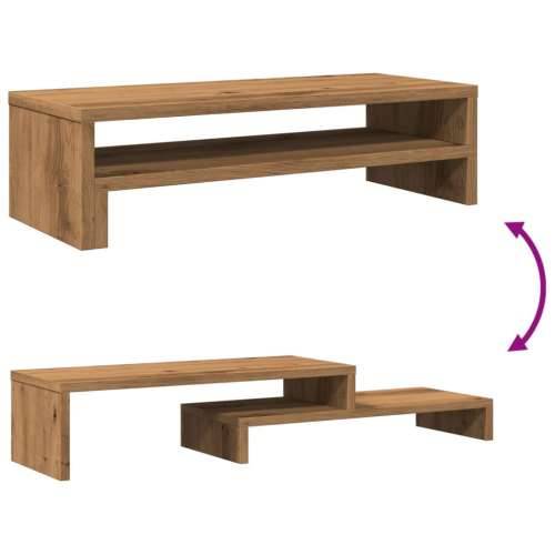 Stalak za monitor boja hrasta 54x22x15 cm konstruirano drvo - hrast artisan Cijena