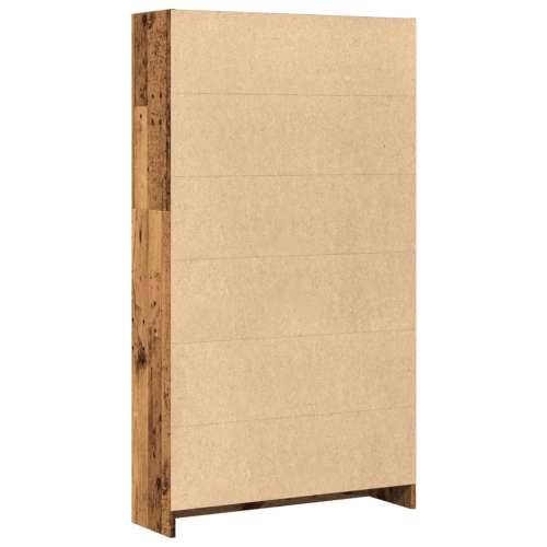 Regal za knjige boja starog drva 80x24x143 cm drveni - Staro drvo 1 143 cm 80 cm Cijena