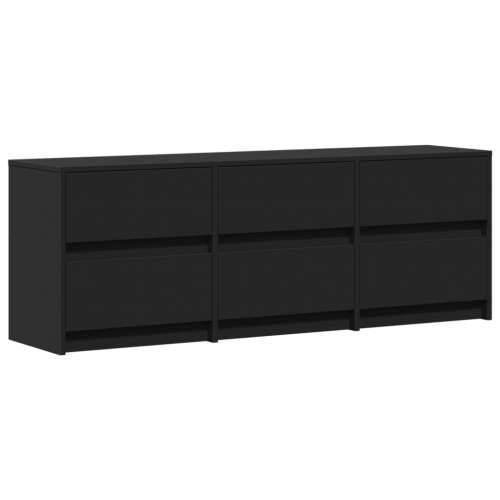TV ormarić s LED svjetlima crni 140x34x50 cm konstruirano drvo - Crna 1 140 cm Cijena