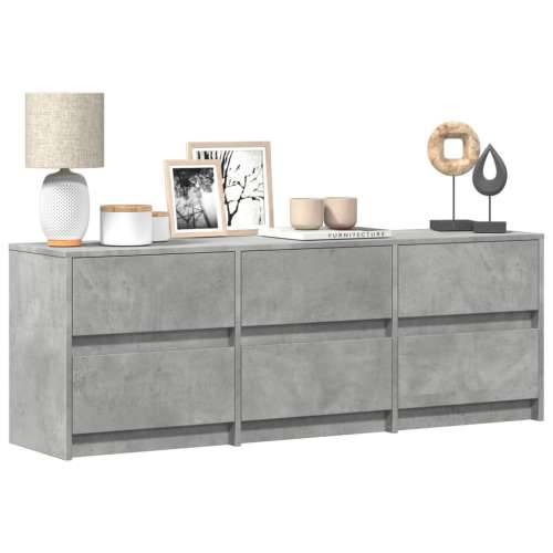 TV ormarić s LED svjetlima boja betona 140x34x50 cm drveni - Beton siva 1 140 cm Cijena