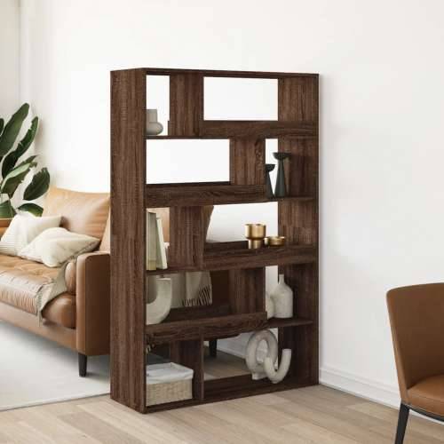 Regal za knjige boja hrasta 100x33x156,5 cm konstruirano drvo - Smeđi hrast 1 156.5 cm Cijena