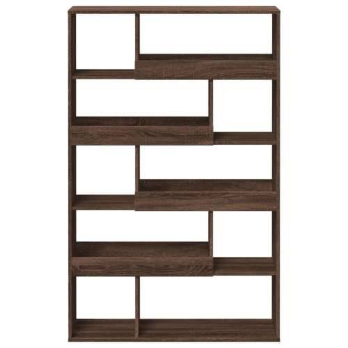 Regal za knjige boja hrasta 100x33x156,5 cm konstruirano drvo - Smeđi hrast 1 156.5 cm Cijena
