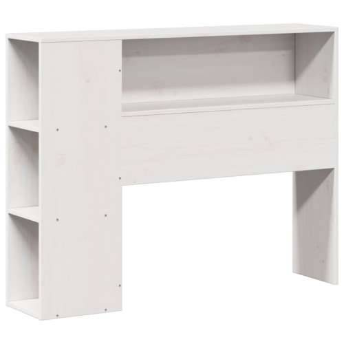 Krevet s regalom za knjige bez madraca bijeli 75x190 cm od drva - Bijela 75 x 190 cm Cijena