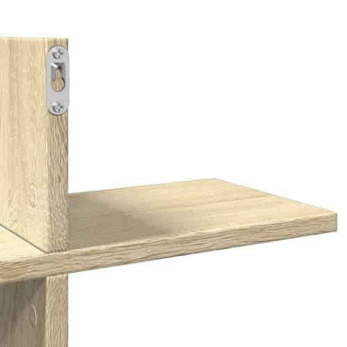 Zidna polica boja hrasta 124,5x18x60,5 cm konstruirano drva - sonoma hrast 1 Cijena