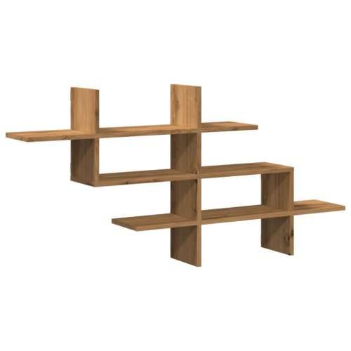Zidna polica boja hrasta 124,5x18x60,5 cm konstruirano drva - Boja hrasta 1 Cijena