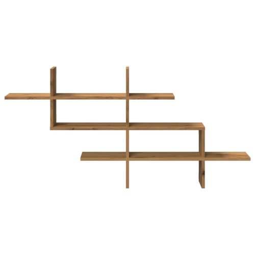 Zidna polica boja hrasta 124,5x18x60,5 cm konstruirano drva - Boja hrasta 1 Cijena