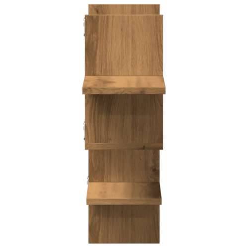 Zidna polica boja hrasta 124,5x18x60,5 cm konstruirano drva - Boja hrasta 1 Cijena