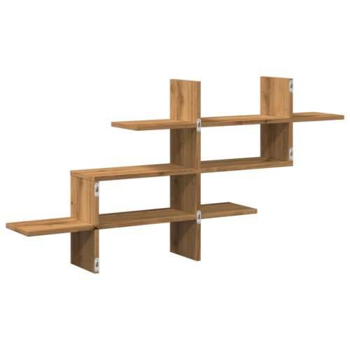 Zidna polica boja hrasta 124,5x18x60,5 cm konstruirano drva - Boja hrasta 1 Cijena
