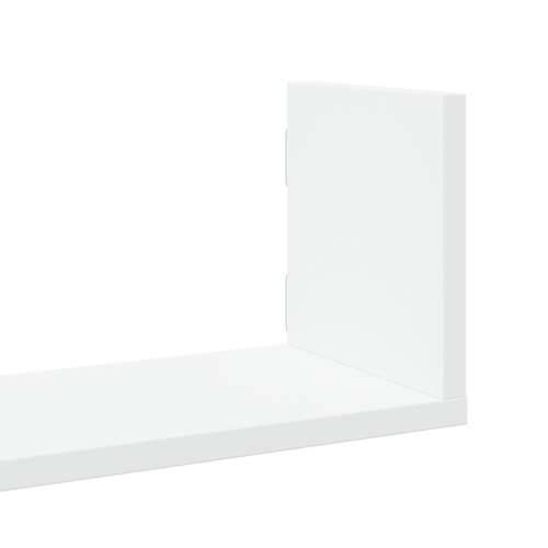 Zidne police 3 kom bijele 80x18x18 cm konstruirano drvo - Bijela 80 x 18 x 18 cm 1 Cijena