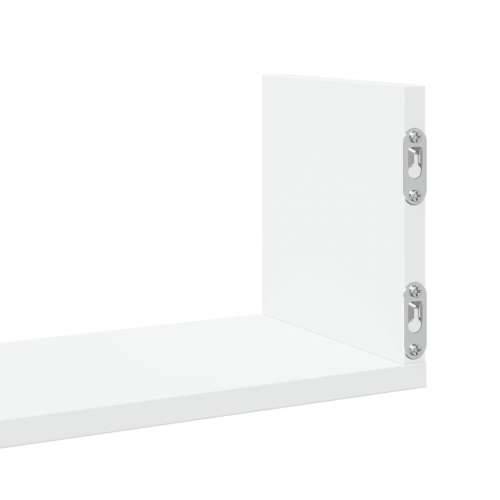 Zidne police 3 kom bijele 80x18x18 cm konstruirano drvo - Bijela 80 x 18 x 18 cm 1 Cijena