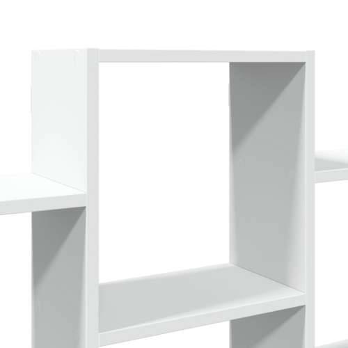 Zidna polica bijela 159x18x66 cm od konstruiranog drva - Bijela 1 Cijena