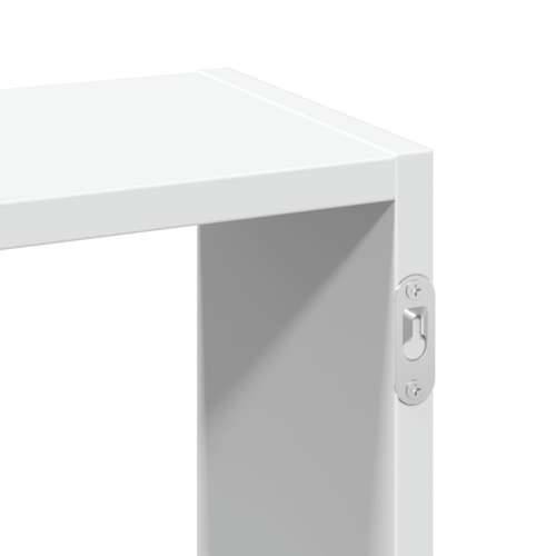Zidna polica bijela 159x18x66 cm od konstruiranog drva - Bijela 1 Cijena