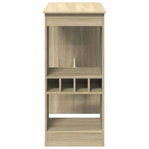 Barski stol s držačima boja hrasta 90x47,5x103,5 cm drveni - sonoma hrast 1 Cijena