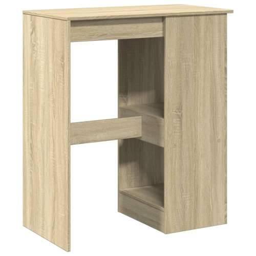 Barski stol s držačima boja hrasta 90x47,5x103,5 cm drveni - sonoma hrast 1 Cijena