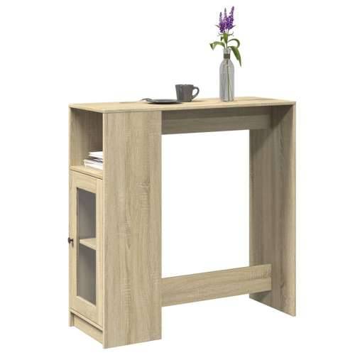 Barski stol s držačima boja hrasta sonome 101x40x103,5cm drveni - sonoma hrast 1 Cijena
