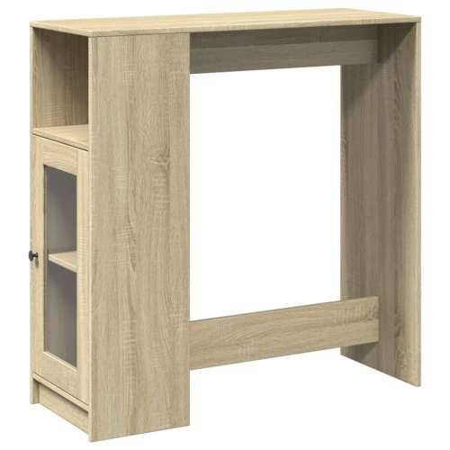 Barski stol s držačima boja hrasta sonome 101x40x103,5cm drveni - sonoma hrast 1 Cijena