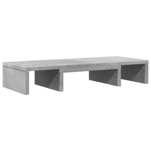 Stalak za monitor podesivi boja betona 60 x 24 x 10,5 cm drveni - Beton siva 60 x 24 x 10.5 cm Cijena