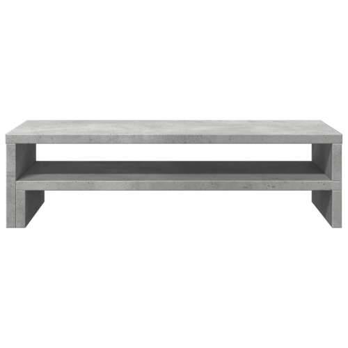 Stalak za monitor siva boja betona 54x22x15 cm drveni - Beton siva Cijena