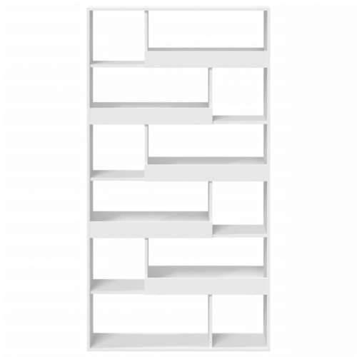 Regal za knjige bijeli 100 x 33 x 187,5 cm konstruirano drvo - Bijela 1 187.5 cm Cijena