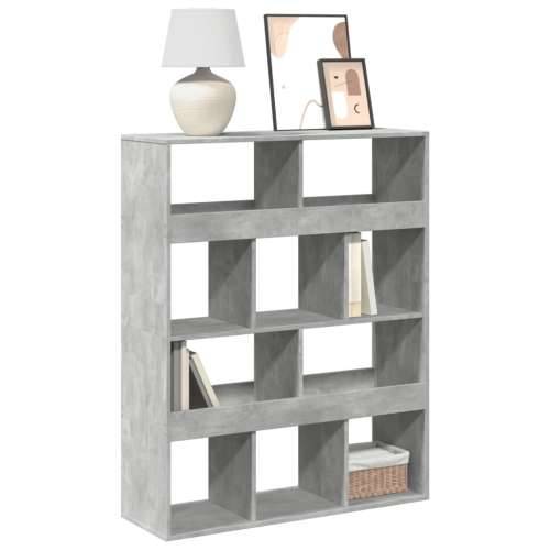 Regal za knjige boja betona 100x33x125,5 cm konstruirano drvo - Beton siva 1 125.5 cm Cijena