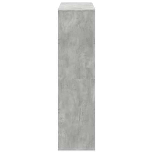 Regal za knjige boja betona 100x33x125,5 cm konstruirano drvo - Beton siva 1 125.5 cm Cijena