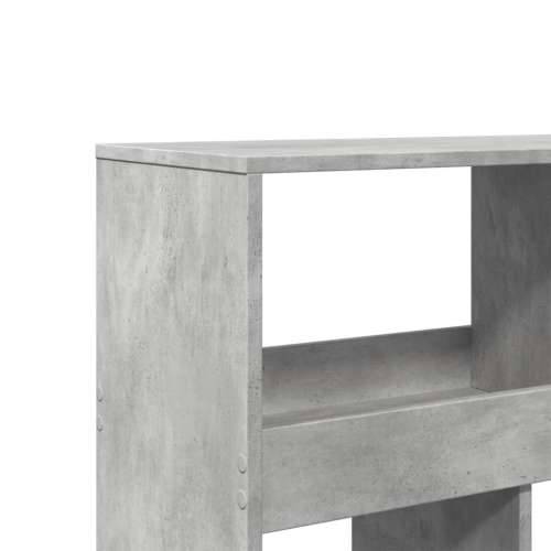 Regal za knjige boja betona 100x33x125,5 cm konstruirano drvo - Beton siva 1 125.5 cm Cijena