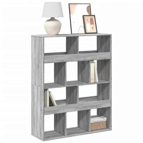 Regal za knjige boja hrasta 100x33x125,5 cm konstruirano drvo - Sivi hrast sonoma 1 125.5 cm Cijena