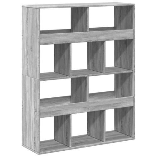 Regal za knjige boja hrasta 100x33x125,5 cm konstruirano drvo - Sivi hrast sonoma 1 125.5 cm Cijena