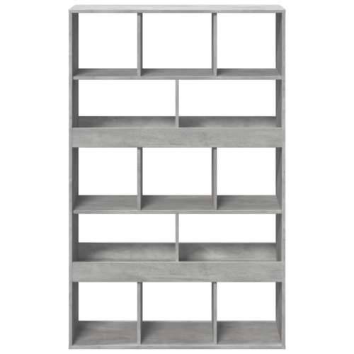 Regal za knjige boja betona 100x33x156,5 cm konstruirano drvo - Beton siva 1 156.5 cm Cijena
