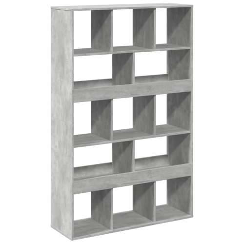 Regal za knjige boja betona 100x33x156,5 cm konstruirano drvo - Beton siva 1 156.5 cm Cijena